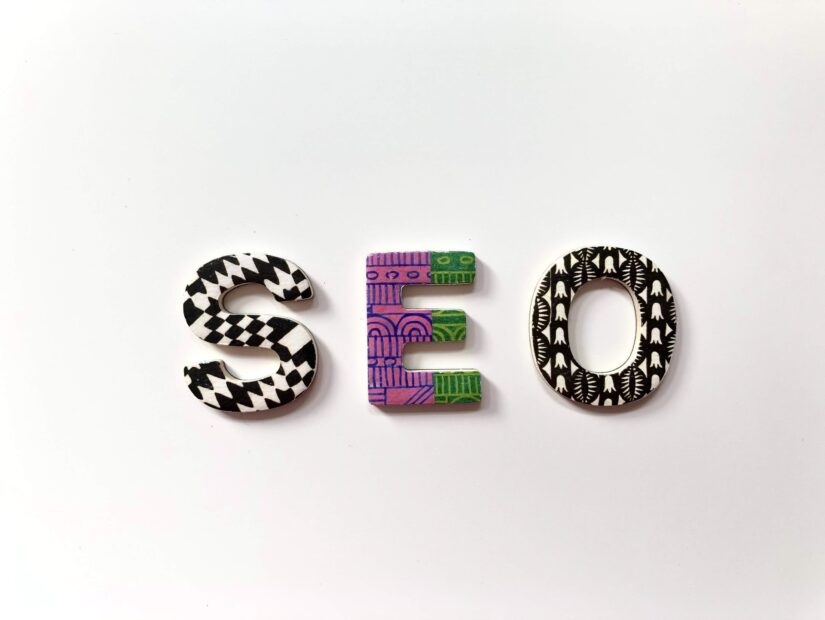 SEO in block letters